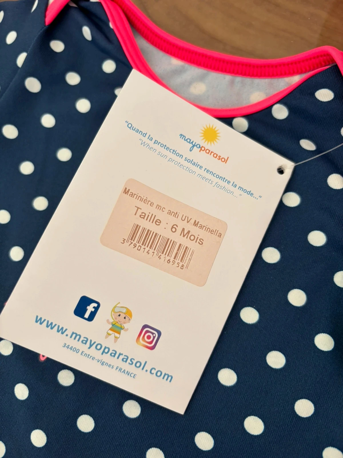 T-shirt anti uv Mayoparasol 6 maanden nieuw – photo 7